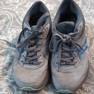 Saucony Kids' Gray and Blue Sneakers